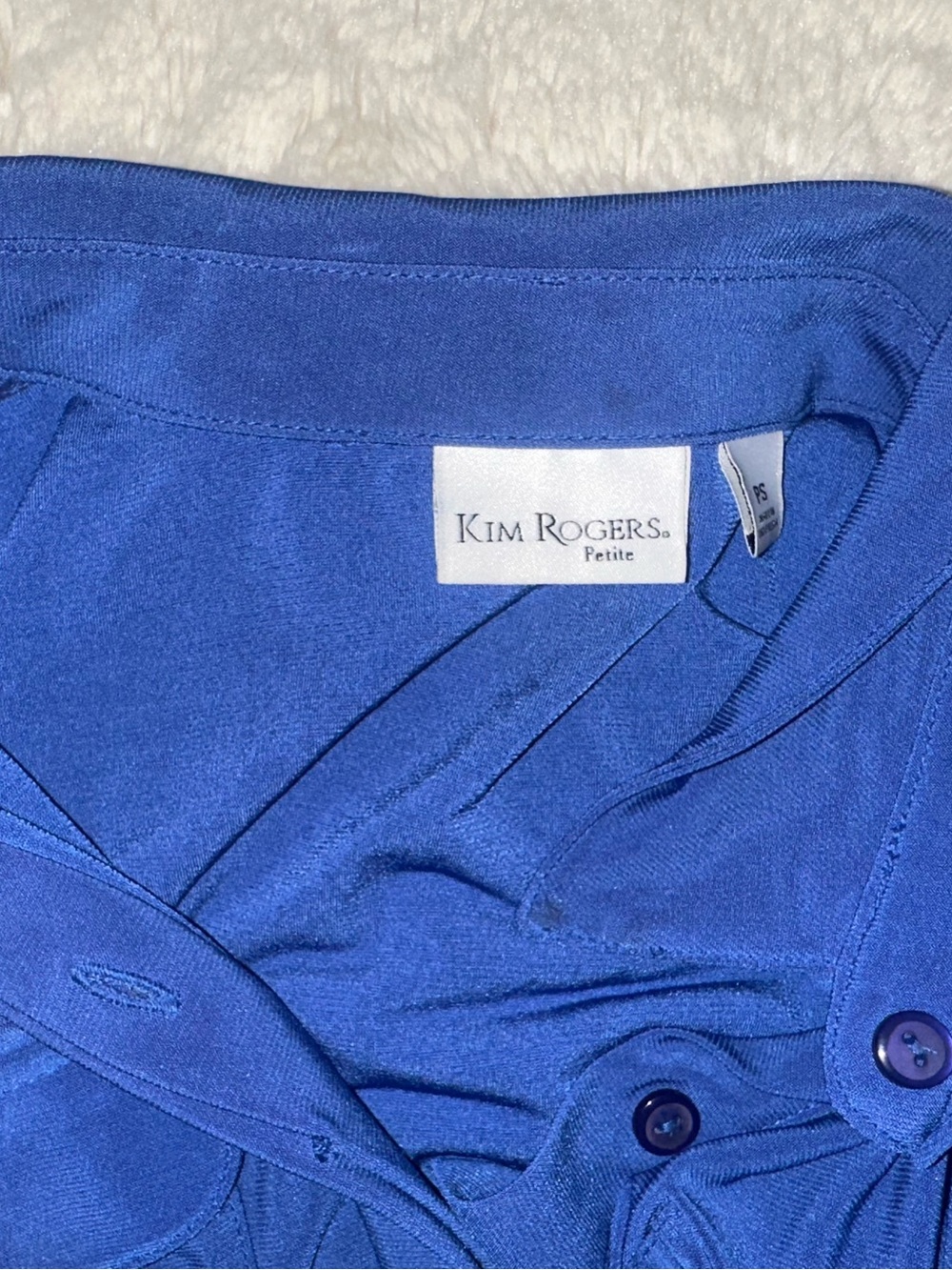 Kim Rogers Petite small Royal Blue dress